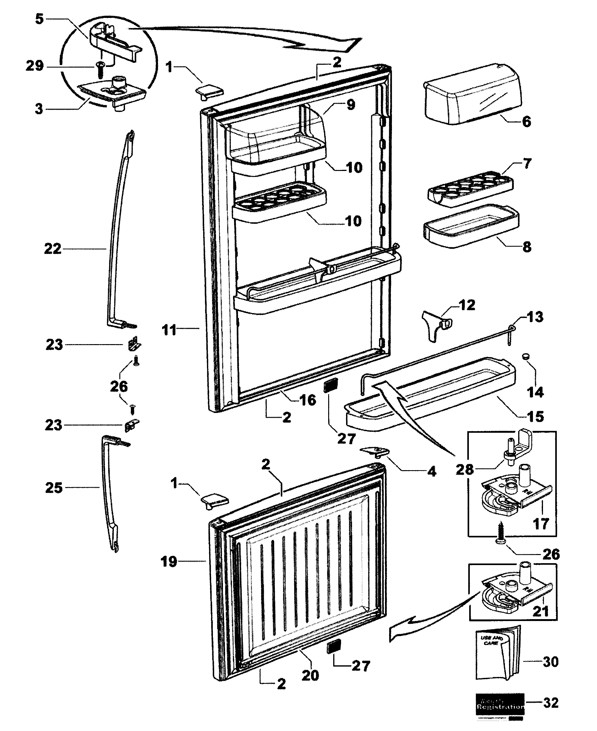 Door assy