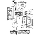 Fisher & Paykel E522BLXU-22273A water dispenser diagram