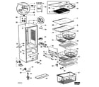 Fisher & Paykel E522BLXU-22273A cabinet assy diagram