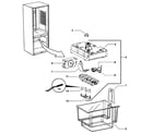 Fisher & Paykel E522BLXU-22273A ice maker diagram