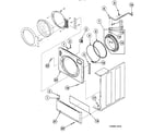 Speed Queen SWFT71NN front assy diagram