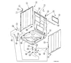 Speed Queen SWFT71NN cabinet assy diagram