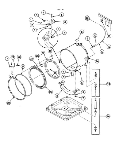 Tub assy