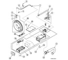 Speed Queen SWFT73NN dispenser assy diagram