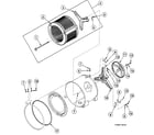 Speed Queen SWFT73NN pulley assy diagram