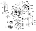 Bosch HES3023U/01 cabinet asy diagram