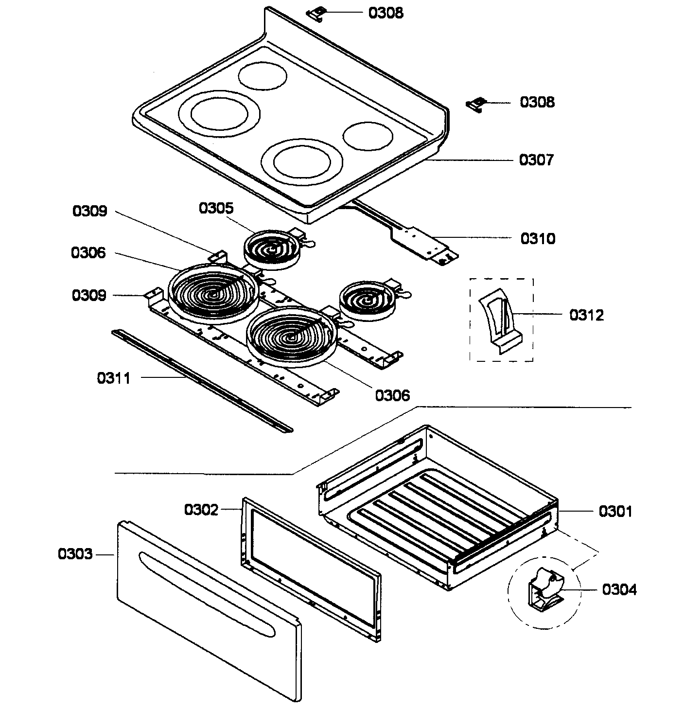Top/drawer