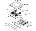 Bosch HES3053U/01 top/drawer diagram