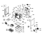 Bosch HES5053U/01 cabinet assy diagram