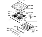 Bosch HES5053U/01 top/drawer diagram
