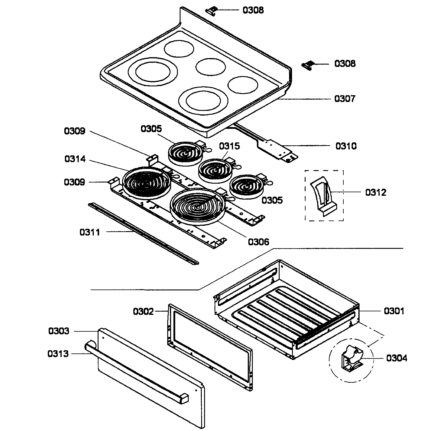 Top/drawer