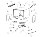 Fisher & Paykel DD24SCW6-88519A cabinet assy diagram