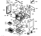 Bosch HGS3053UC/01 cabinet assy diagram