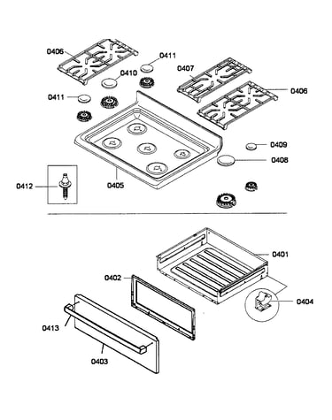Top/drawer