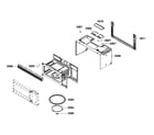 Bosch HMV3021U/01 cabinet assy diagram