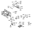 Bosch HMV3021U/01 cabinet parts diagram