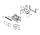 Bosch HMV3051U/01 cabinet assy diagram