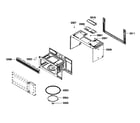 Bosch HMV3061U/01 cabinet assy diagram