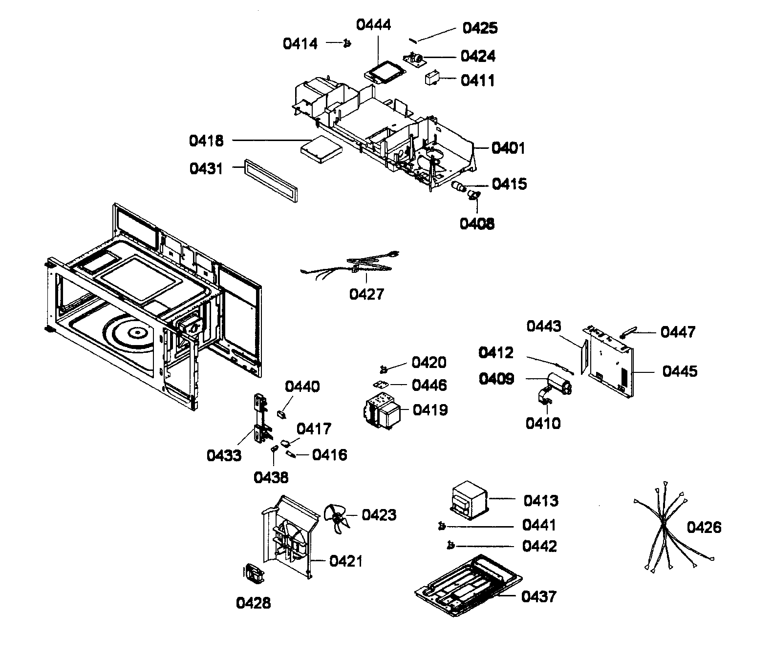 Cabinet parts