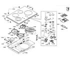 Bosch NEM3064UC/01 cooktop diagram