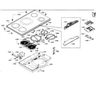 Bosch NET5654UC/01 cooktop diagram