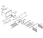 Thermador PRD304GHU-01 oven assy diagram