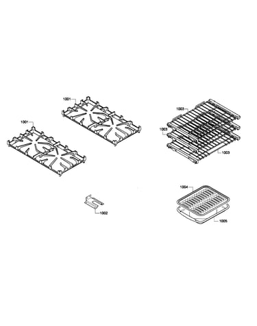 Grates/shelfs
