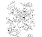 Sharp KB6524PK cavity assy diagram