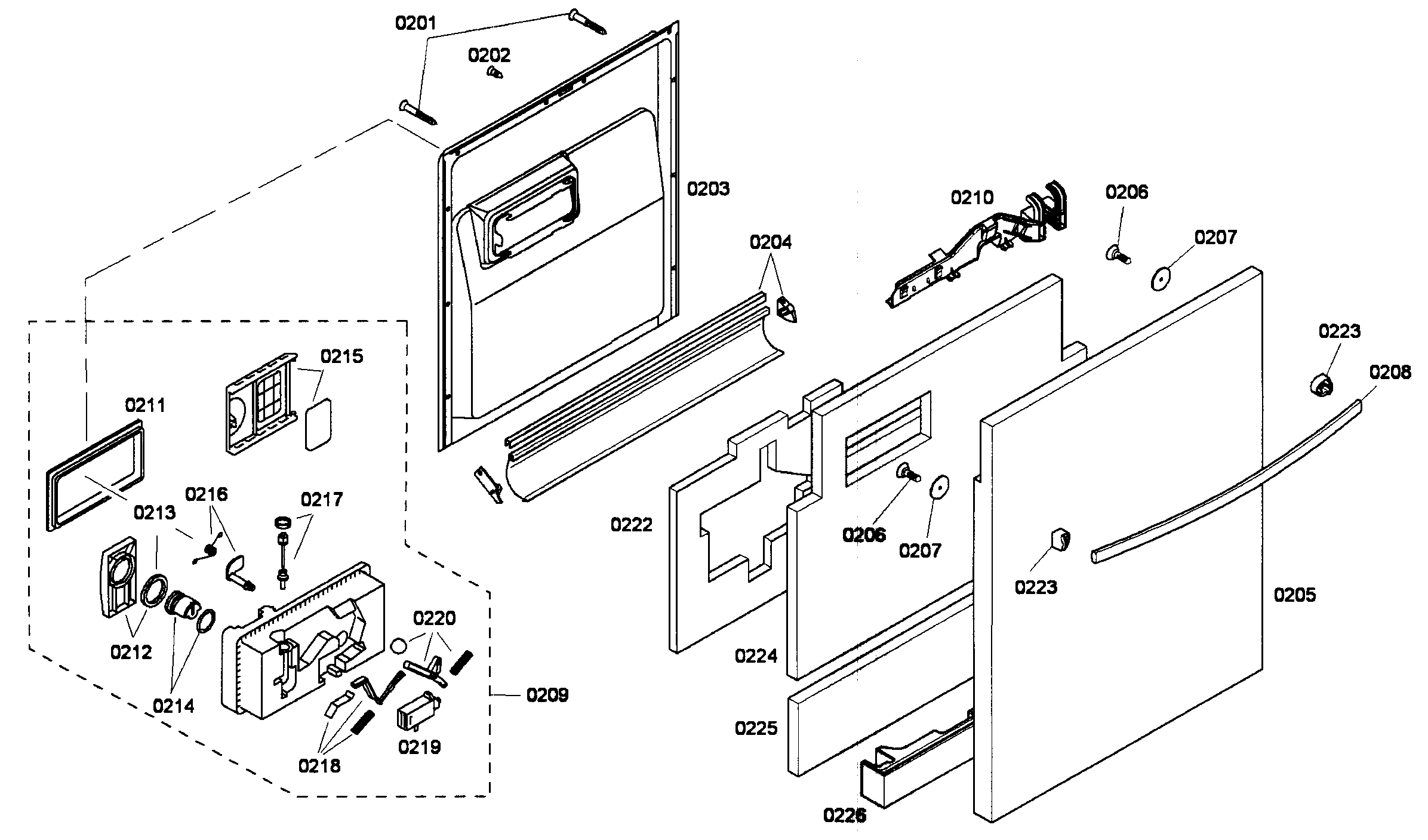 Door assy