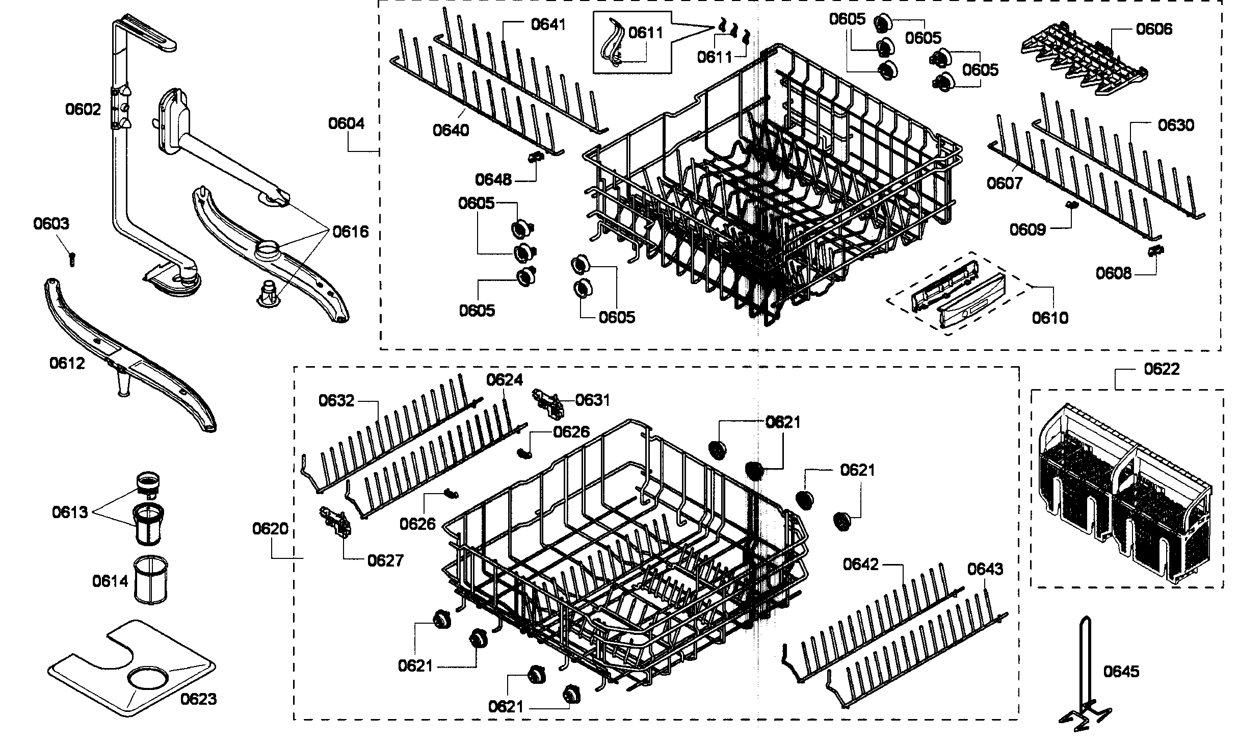 Baskets assy