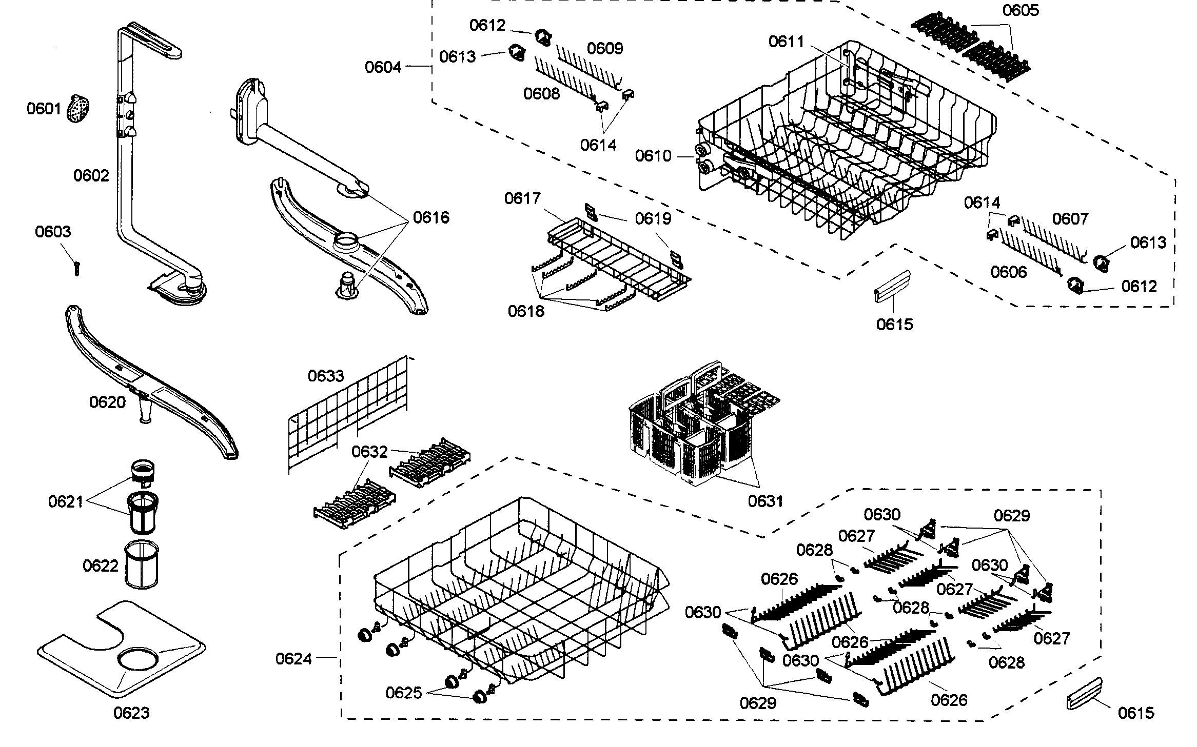 Baskets assy