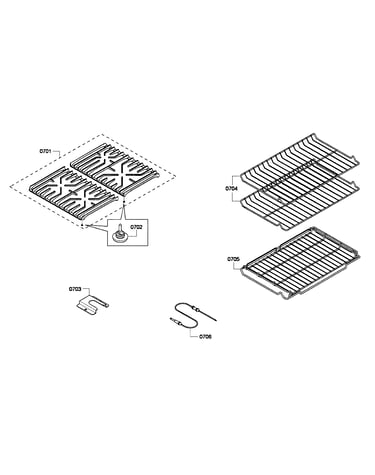 Grate/shelf