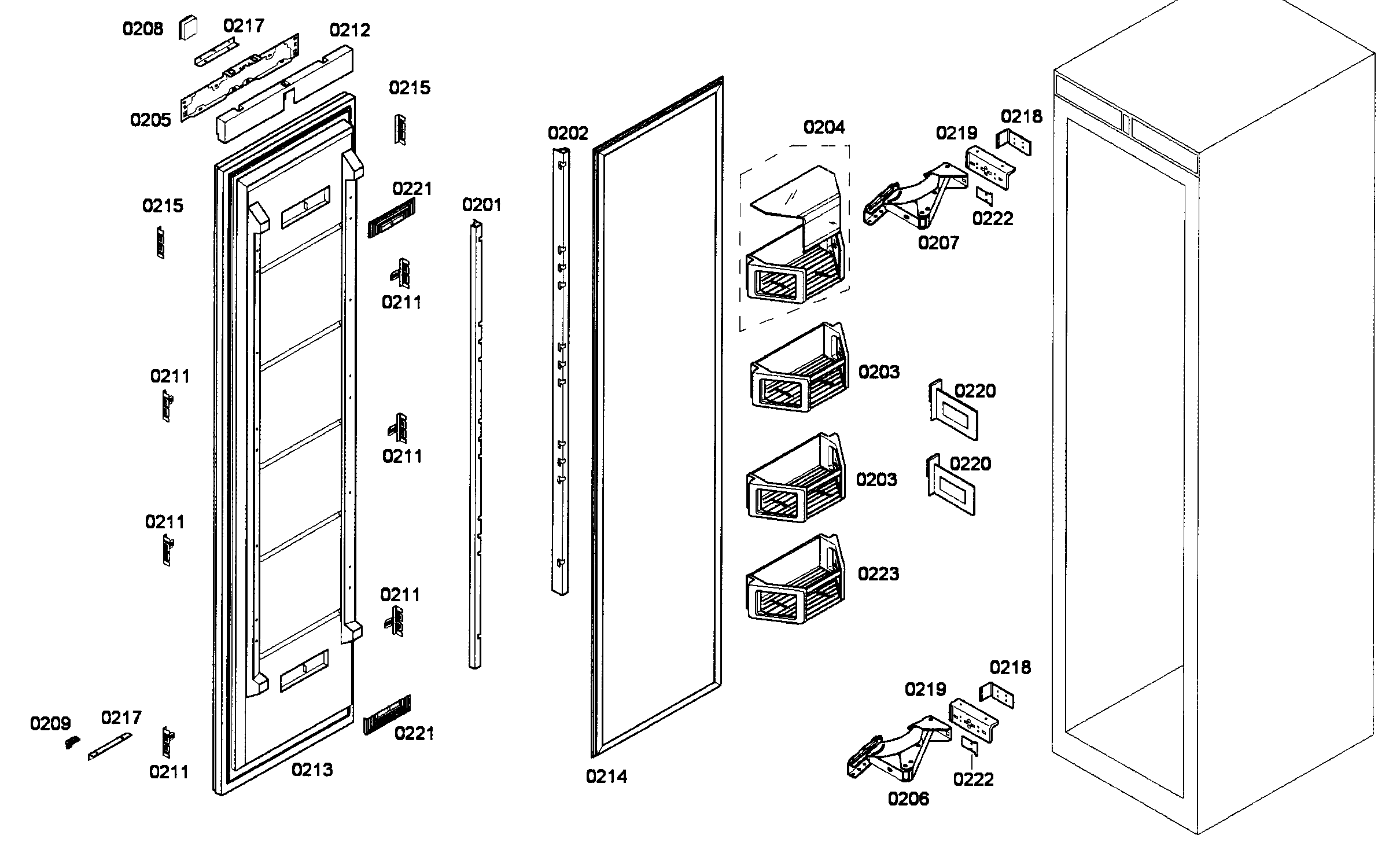 Door assy