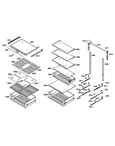 Shelfs assy