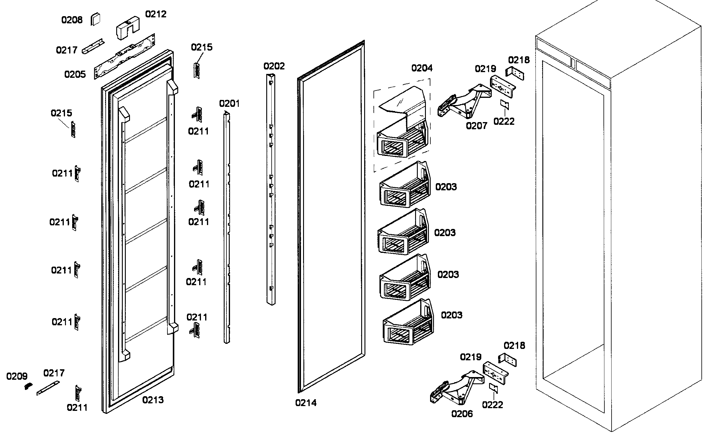 Door assy