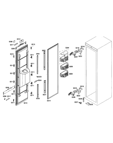 Door assy