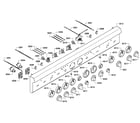 Thermador PRD486GDHU/01 control panel diagram