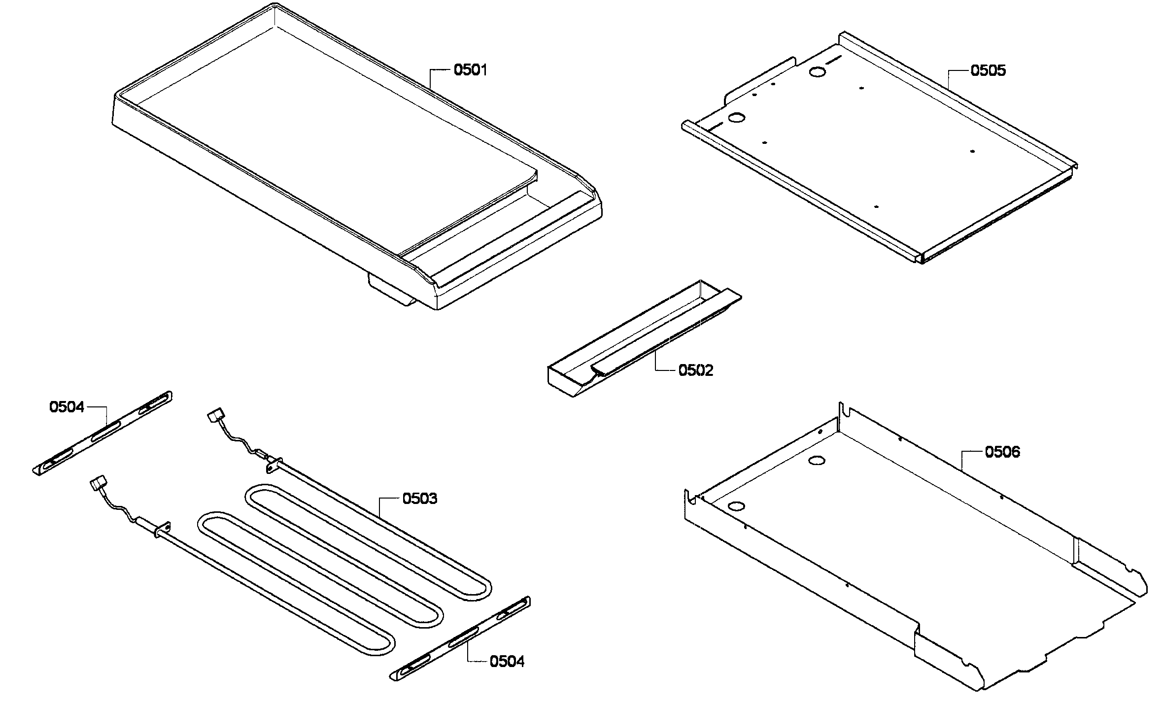 Griddle assy