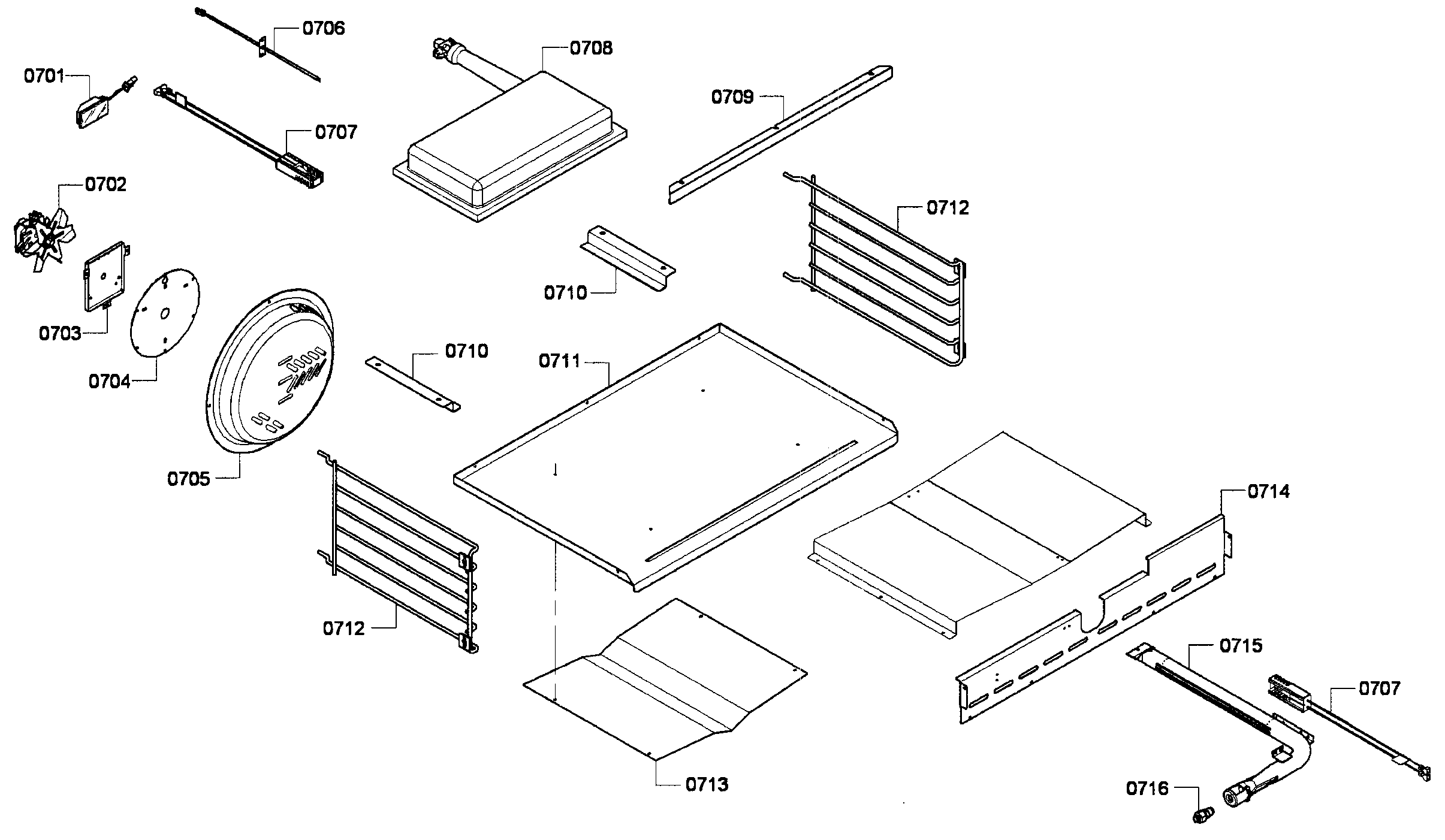 Oven parts
