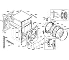 Bosch WTVC8530UC/09 cabinet assy diagram
