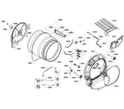 Bosch WTVC8530UC/09 drum assy diagram