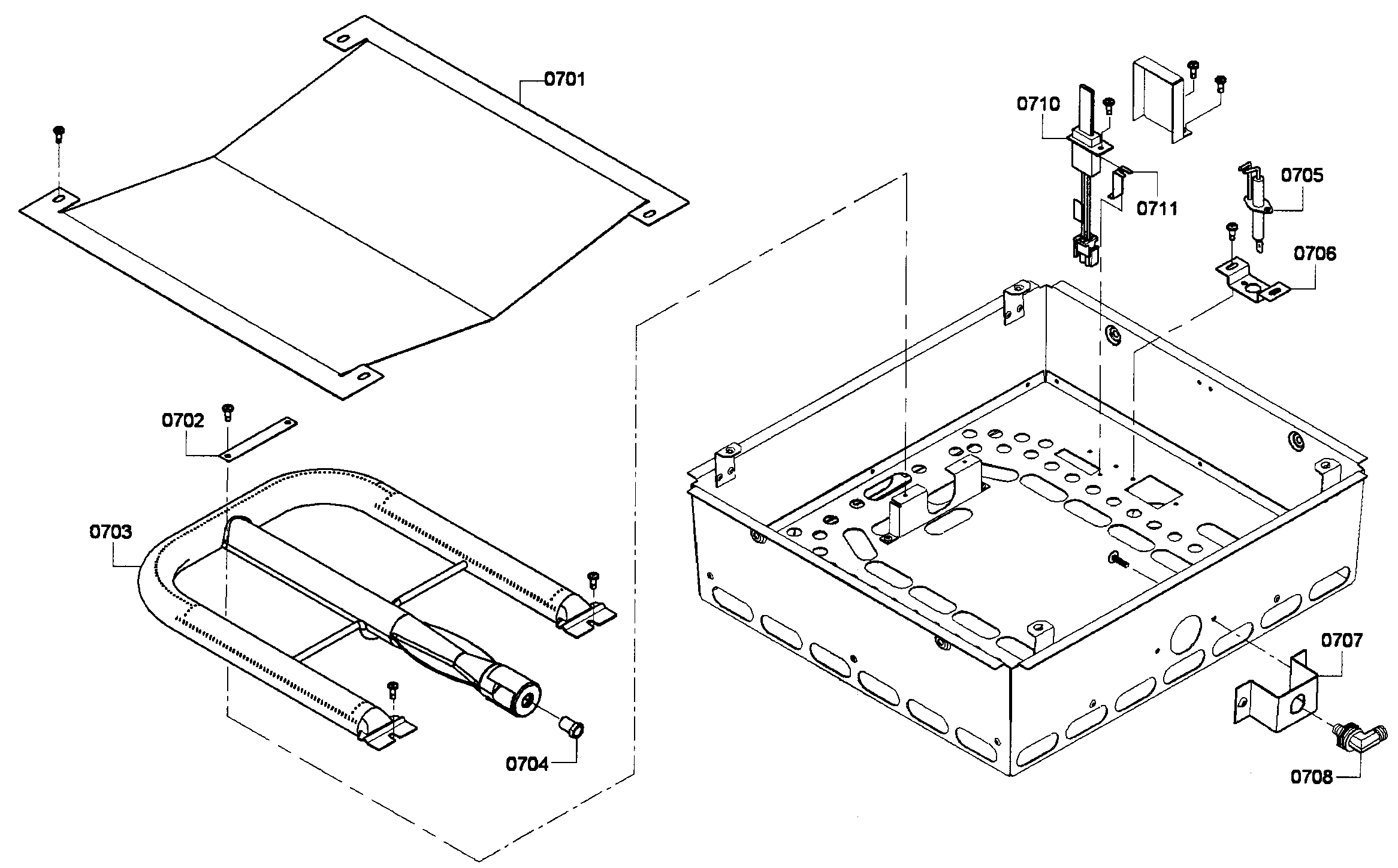 Oven burner
