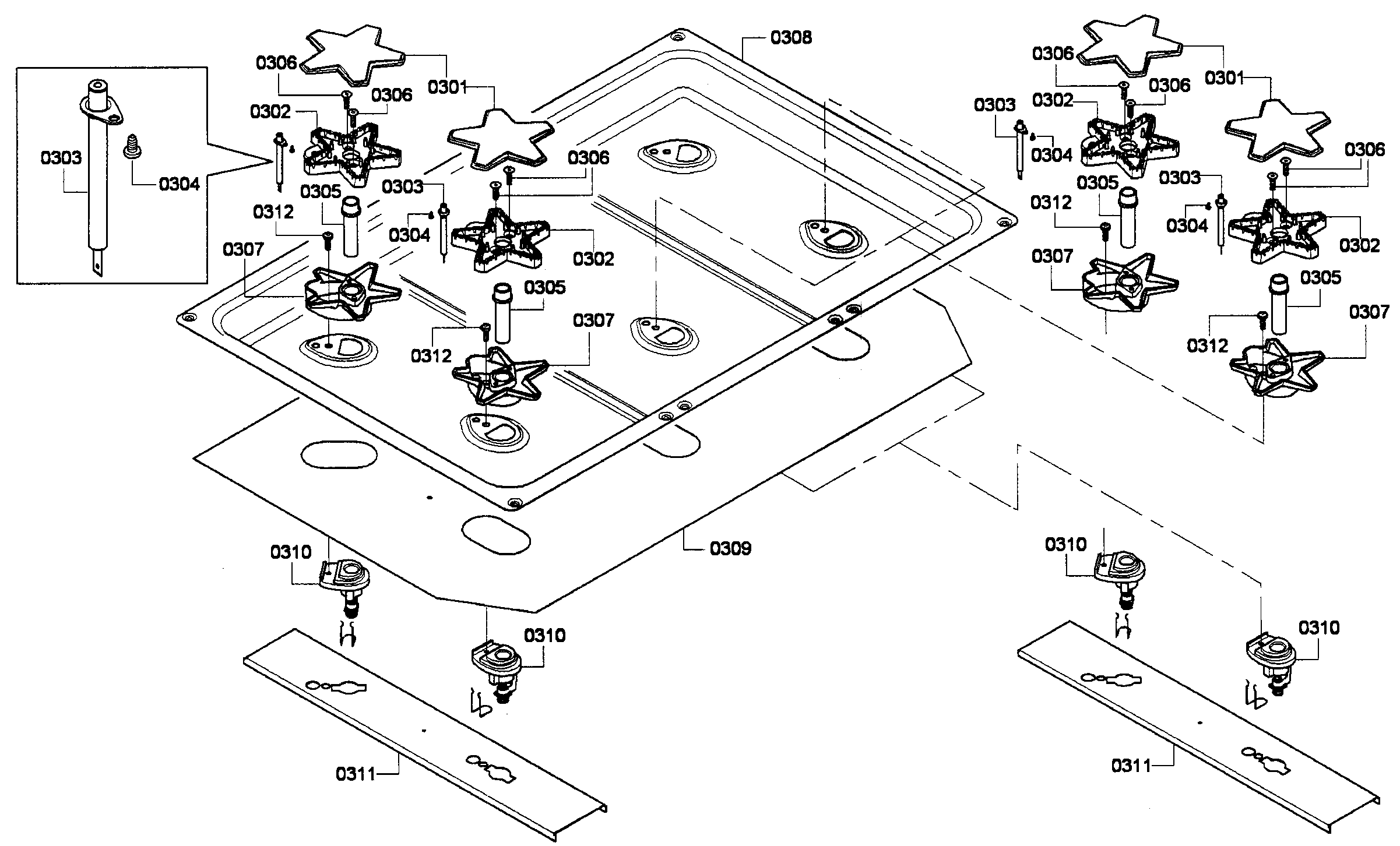 Burner assy