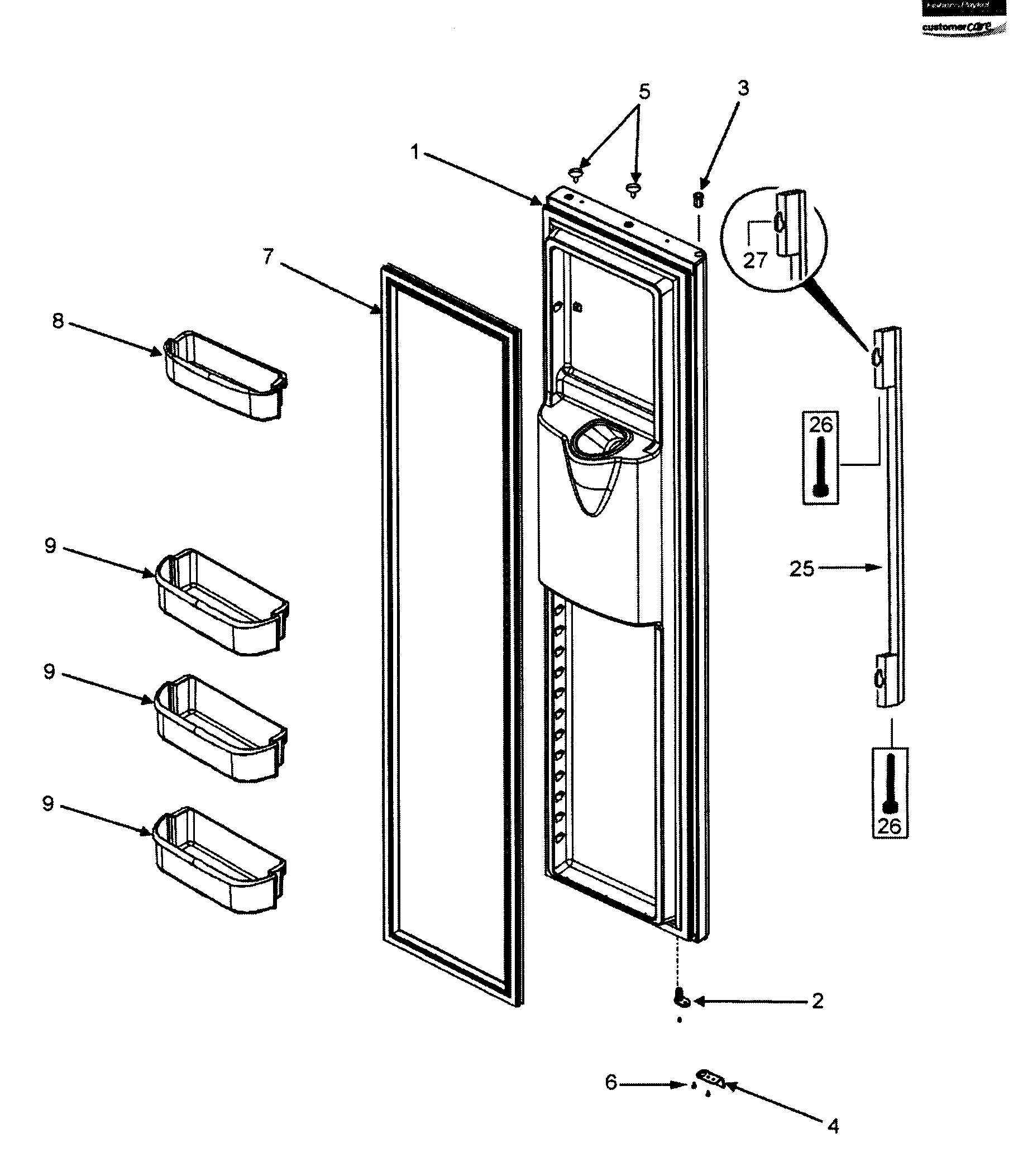 Left door
