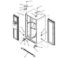 Fisher & Paykel RX256DT4X1-22615A hinge assy diagram