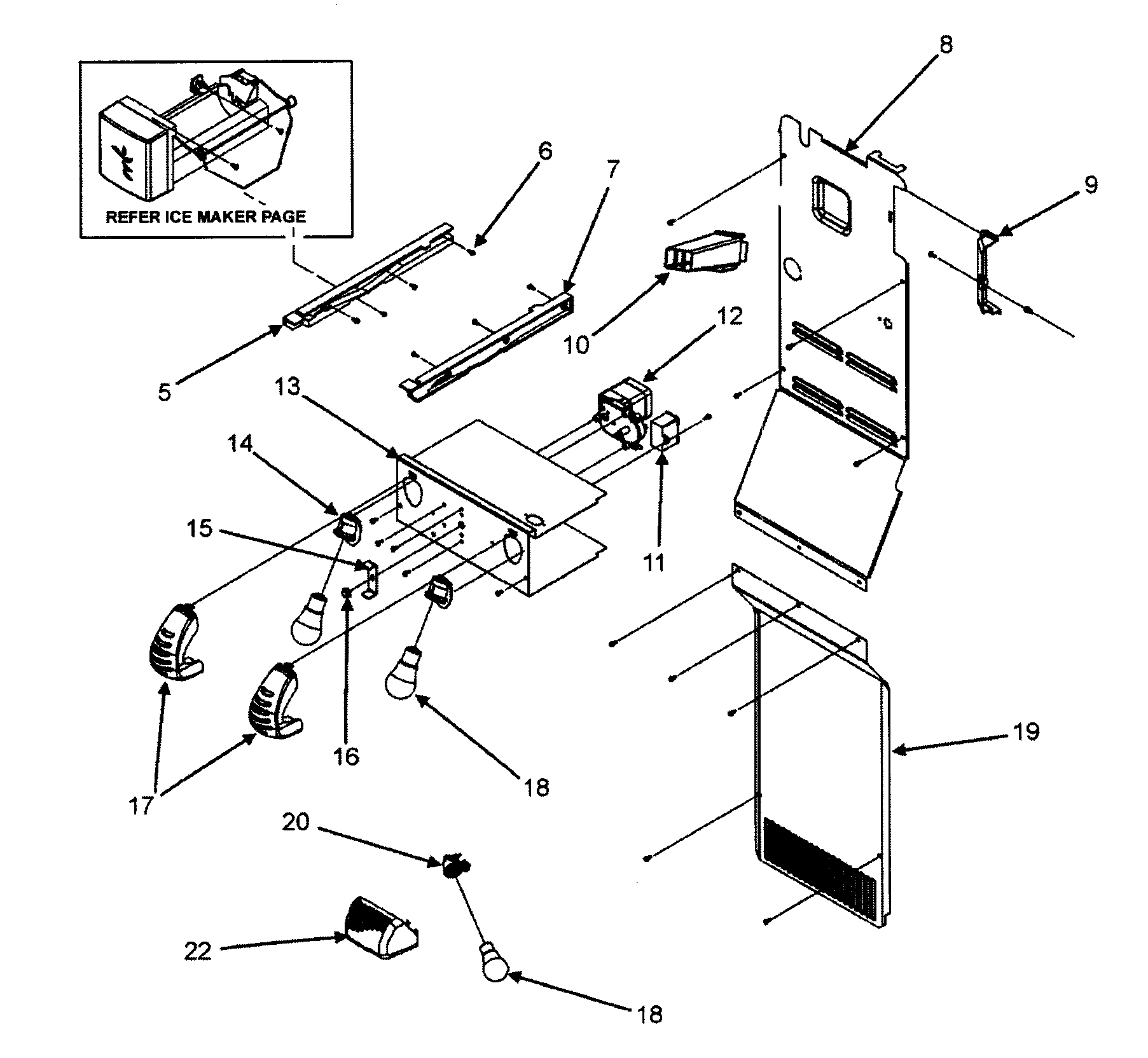 Freezer assy