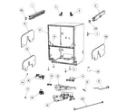 Fisher & Paykel DD24DCW6-88526A cabinet assy diagram