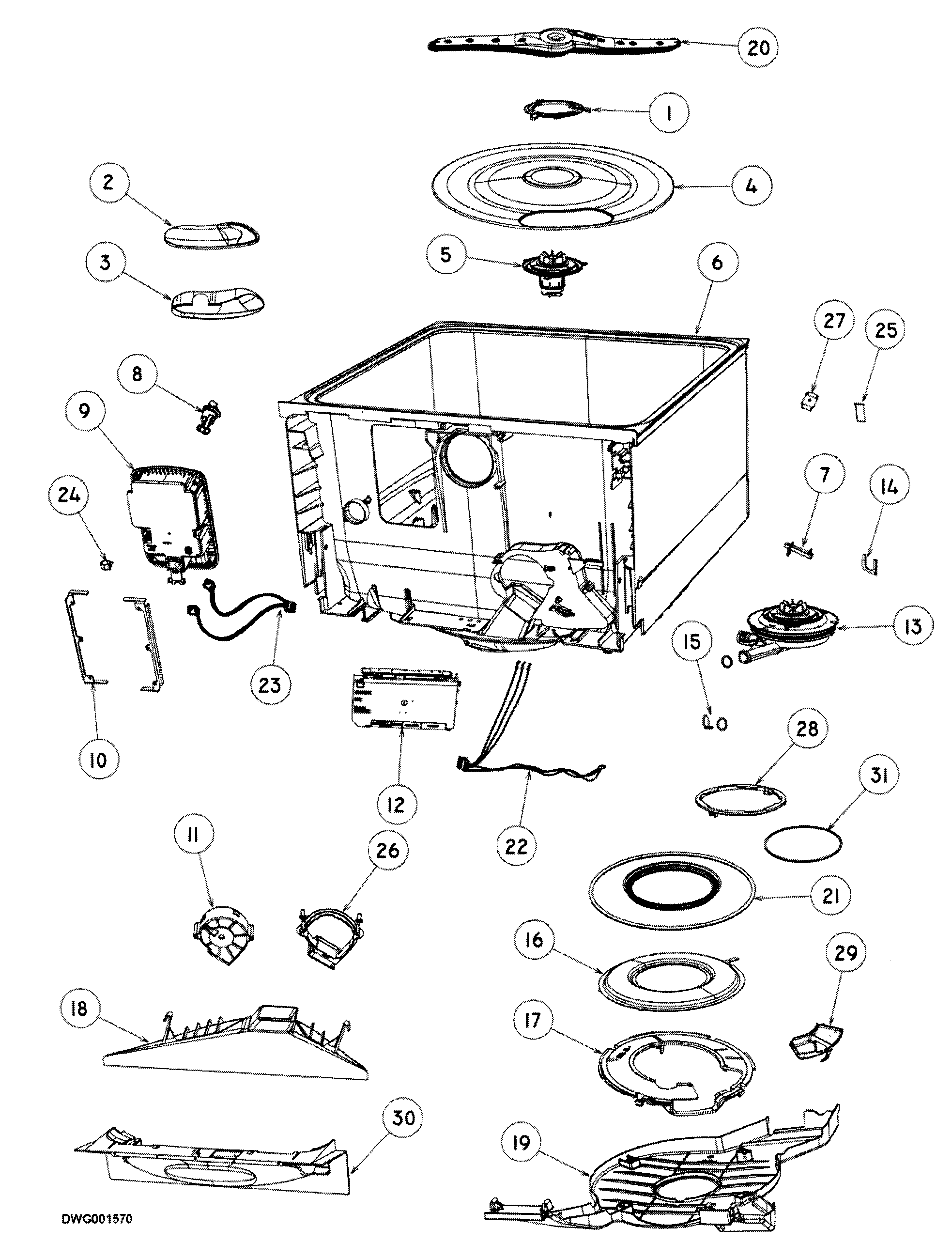 Tubs assy