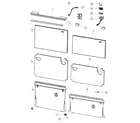 Fisher & Paykel DD24DDFX6-88532A front assy diagram
