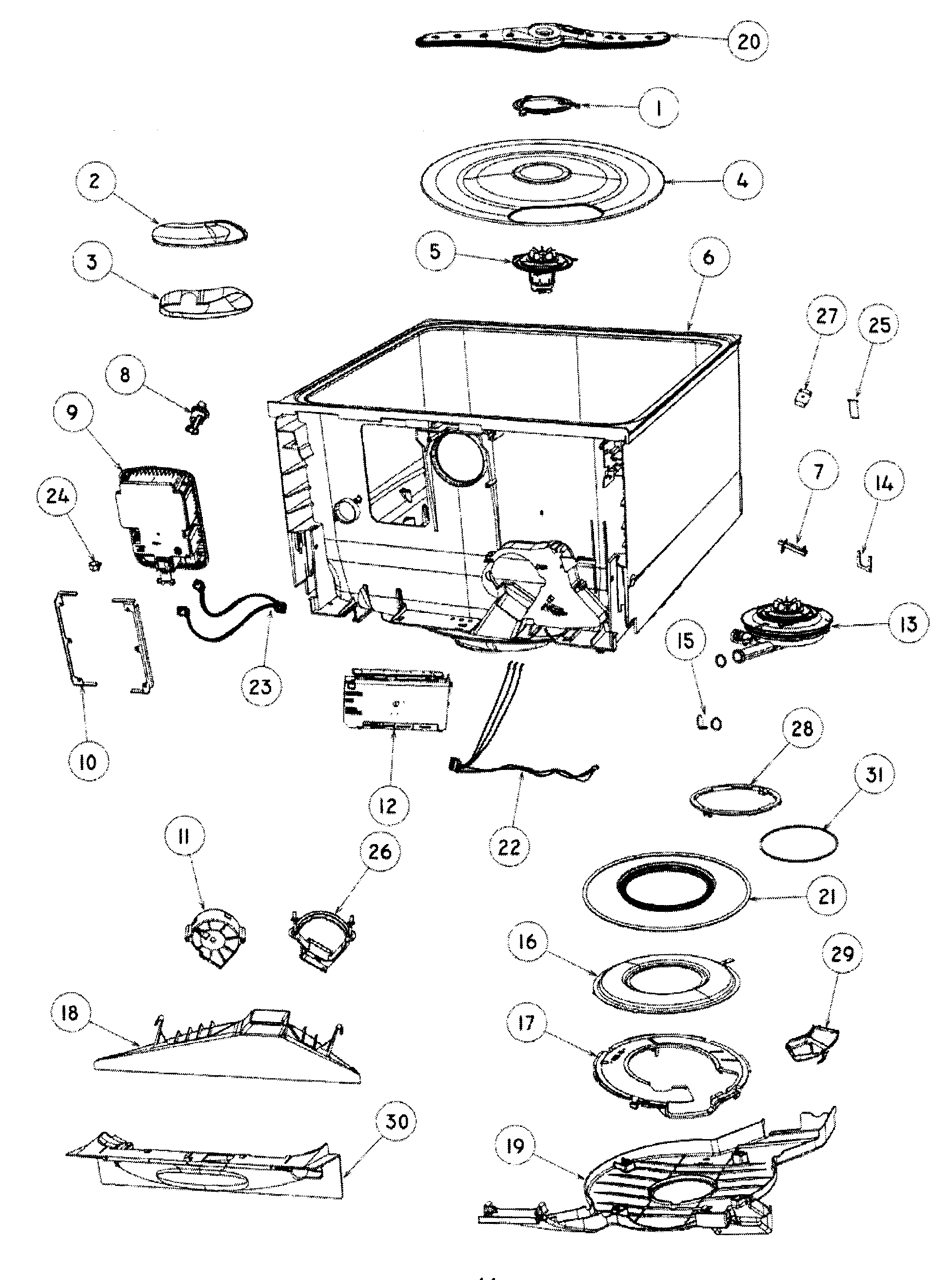 Tubs assy